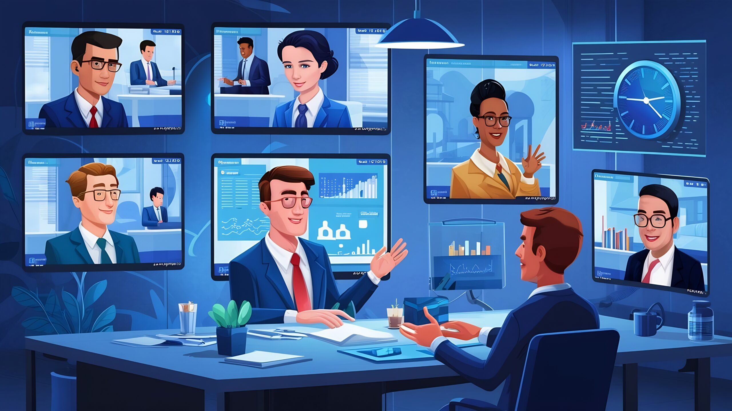 outsourced accounting team business discussion